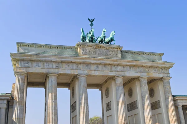 Brandenburger Tor Het Plein Van Parijs Het Centrum Van Berlijn — Stockfoto