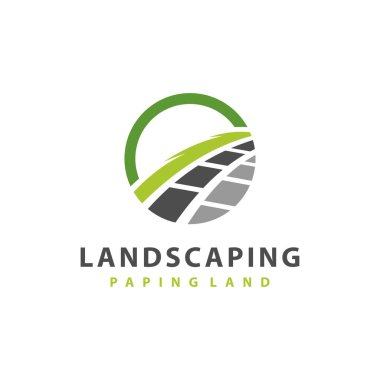 Peyzaj kavramına sahip arazi vektörü