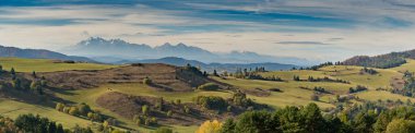 Pieniny 'de High Tatras ile Görüntüle