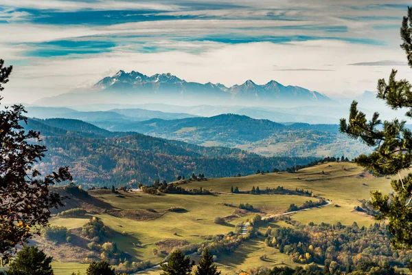 View High Tatras Pieniny — Stock Photo, Image