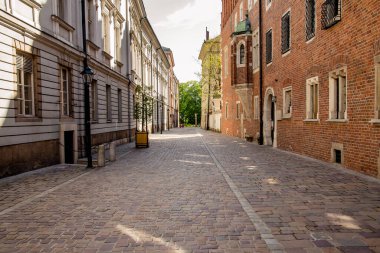 Krakow 'un Boş Sokakları Bir Yaz Günü