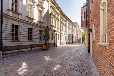 Krakow 'un Boş Sokakları Bir Yaz Günü