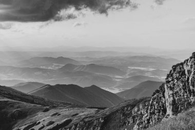 Hleb 'den Mala Fatra' nın Altın Saat Panoraması
