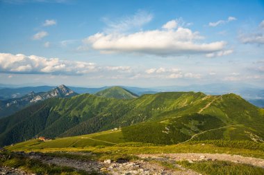 Hleb 'den Mala Fatra' nın Altın Saat Panoraması