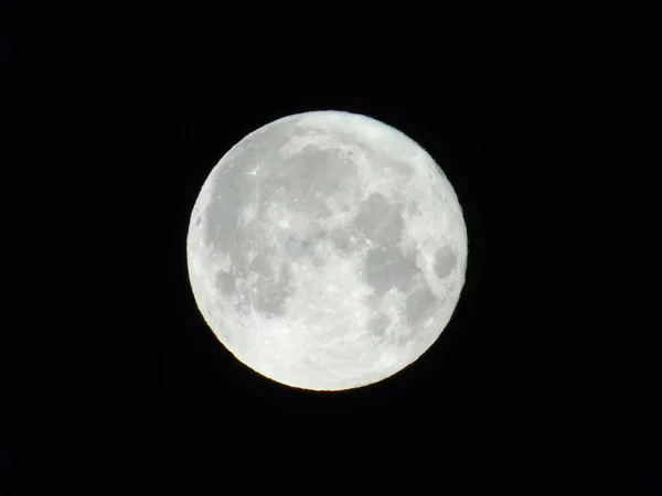 Genova Italy Липня 2022 Beautifull Full Moon Літній Супер Місяць — стокове фото
