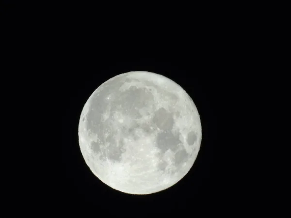 Genova Italy Липня 2022 Beautifull Full Moon Літній Супер Місяць — стокове фото