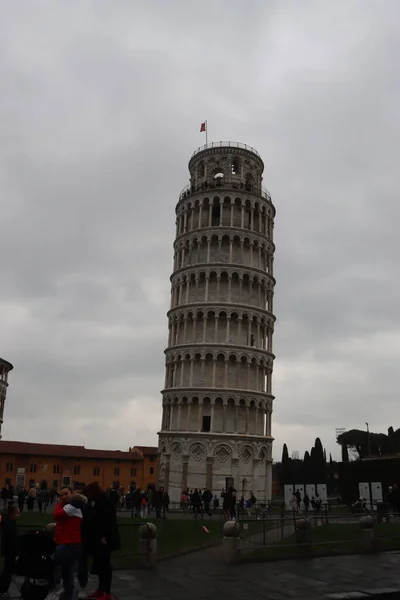 Pisa Italy February 2023 Discovering City Pisa Winter Days Tower — Stock Photo, Image