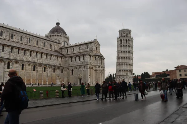 Pisa Itália Fevereiro 2023 Descobrindo Cidade Pisa Nos Dias Inverno — Fotografia de Stock