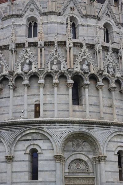Pisa Talya Şubat 2023 Kış Günlerinde Pisa Şehrini Keşfetmek Arka — Stok fotoğraf