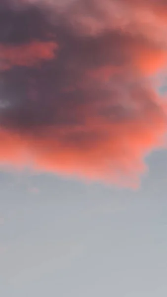Genova Ιταλία Januaru 2023 Δραματικός Ουρανός Πορτοκαλί Σύννεφα Πάνω Από — Φωτογραφία Αρχείου