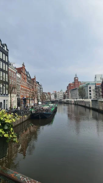 Амстердам Нидерланды Апреля 2023 Года Открытие Города Амстердам Весенние Дни — стоковое фото