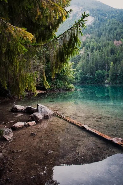 环抱湖上美丽的风景 — 图库照片