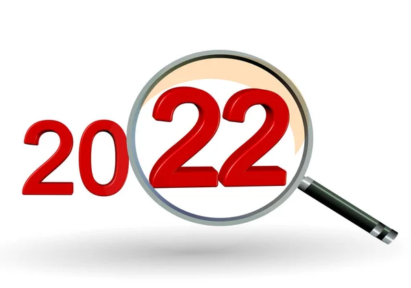 2022 2023 Zoom Len Søk Forstørrer Det Som Skjedde Isolert – stockfoto
