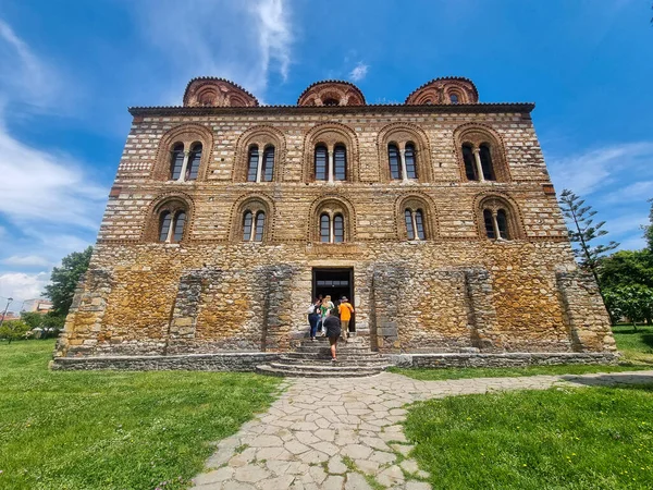 Церква Парафіяльної Церкви Містечку Греція Orhodiox Байсантин — стокове фото
