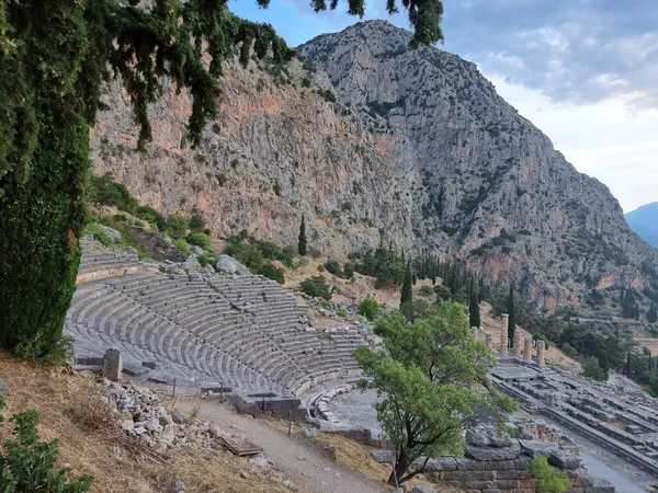 Greece Ancient Theater Delphi — Stock Photo, Image