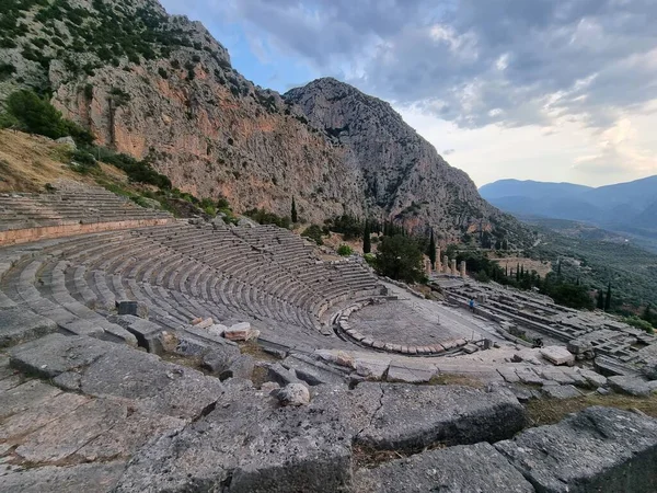 Griego Antiguo Teatro Delphi — Foto de Stock