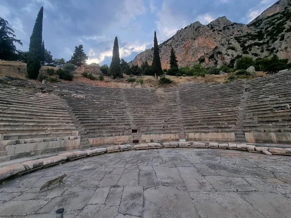 Grec Théâtre Antique Delphes — Photo