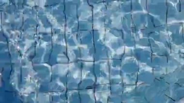 Yüzme havuzu temiz su yaz tatili