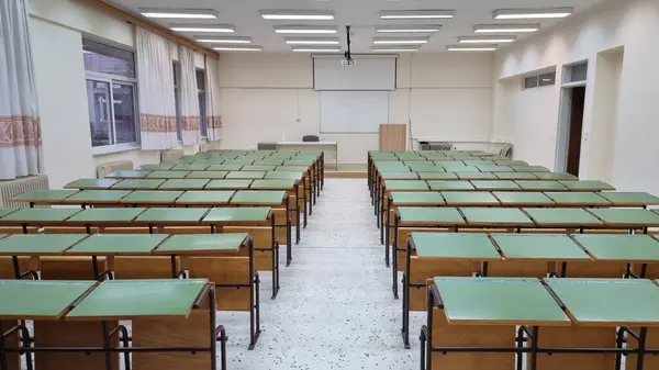 class university desks large education study empty students exams