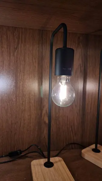 Lâmpada Eletricidade Velho Estilo Retro Decoração Lâmpadas Incandescentes — Fotografia de Stock