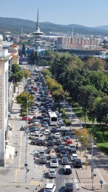 Selanik beyaz kule Avrupa manzaralı Yunanistan