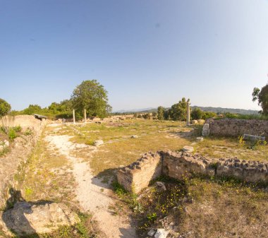 Antik Nikopolis Preveza Yunan kalıntıları Eski Hıristiyan kilise tapınağı