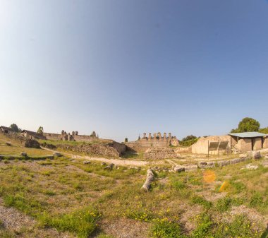 Antik Nikopolis Preveza Yunan kalıntıları Eski Hıristiyan kilise tapınağı