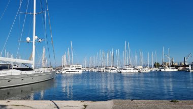 Preveza Yunan Yazı Turizm Merkezi Kışın deniz kenarında