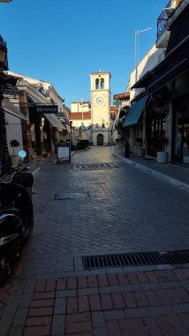 Preveza Yunan Yazı Turizm Merkezi Kışın deniz kenarında