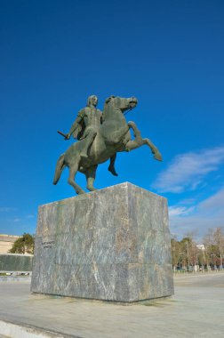 Büyük heykel Yunan Salitsa Alexander