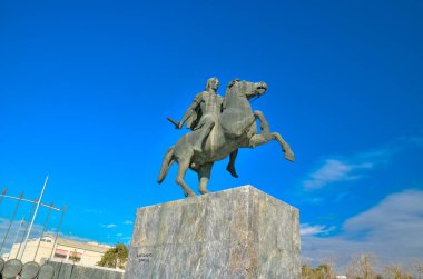 Büyük heykel Yunan Salitsa Alexander