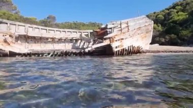 Yunan gemi enkazı Skyros Adası agalipa plajı