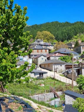 skamneli köy yeşili, ioannina mükemmelliği geleneksel tarz çatılar