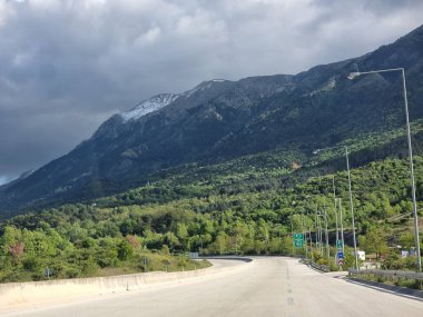 Yunanistan 'da karayolu egnatisi. 