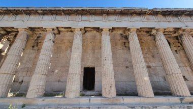 Atina 'daki Hephaestus Tapınağı Antik Yunan Turistik Etkinliği