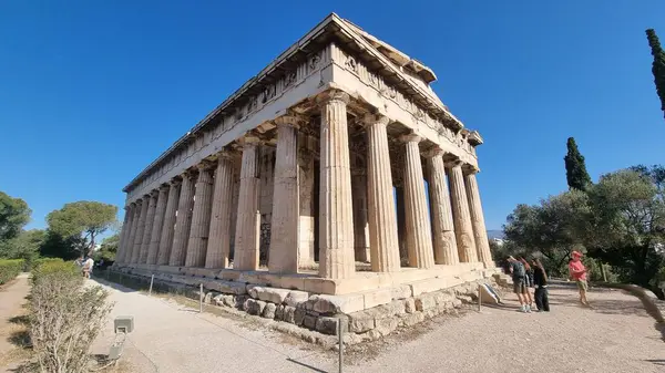 Atina 'daki Hephaestus Tapınağı Antik Yunan Turistik Etkinliği