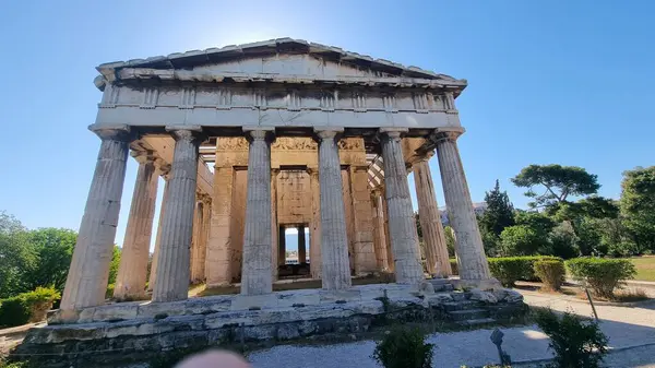 Atina 'daki Hephaestus Tapınağı Antik Yunan Turistik Etkinliği