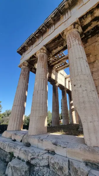 Atina 'daki Hephaestus Tapınağı Antik Yunan Turistik Etkinliği