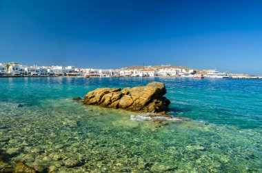 Yunan Çağı deniz adalarındaki mykonos veya mikonos adaları