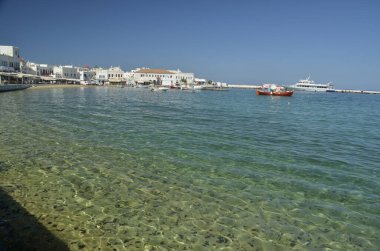 Yunan Çağı deniz adalarındaki mykonos veya mikonos adaları