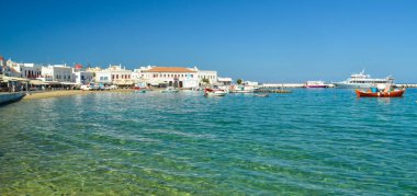 Yunan Çağı deniz adalarındaki mykonos veya mikonos adaları