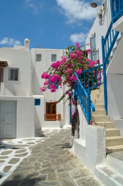 Yunan Çağı deniz adalarındaki mykonos veya mikonos adaları