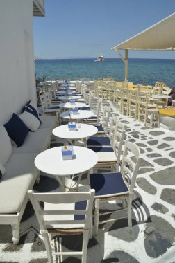 Yunan Çağı deniz adalarındaki mykonos veya mikonos adaları
