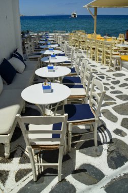 Yunan Çağı deniz adalarındaki mykonos veya mikonos adaları