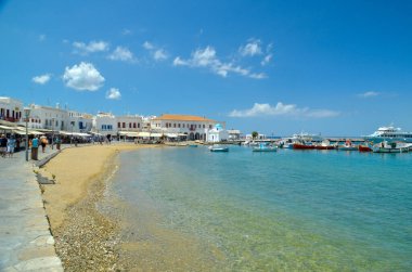 Yunan Çağı deniz adalarındaki mykonos veya mikonos adaları