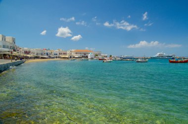 Yunan Çağı deniz adalarındaki mykonos veya mikonos adaları