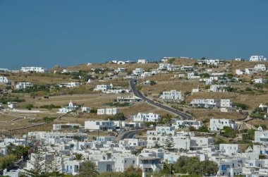 Yunan Çağı deniz adalarındaki mykonos veya mikonos adaları