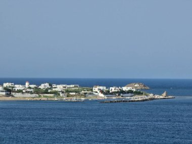 Yunan yazlık tatil beldesindeki Skyros ya da Skiros Girismate plaj adası