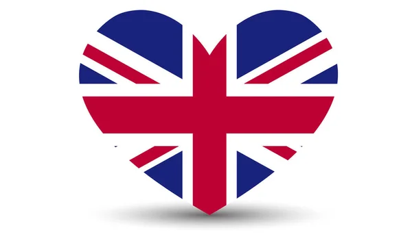 Grunge Flag Vector Британський Прапор Прапор Ука Жорсткому Стилі Vector — стоковий вектор