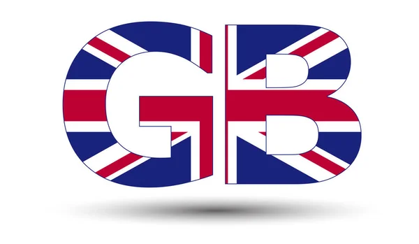 Grunge Flag Vector Британский Флаг Флаг Великобритании Грандиозном Стиле Векторный — стоковый вектор